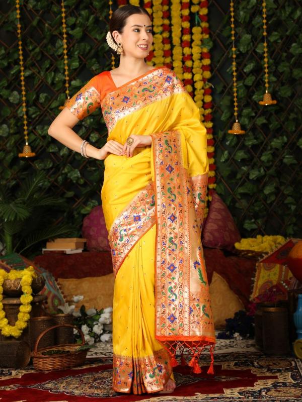 Paithani Srivalli Designer Occasional Silk Saree Collection